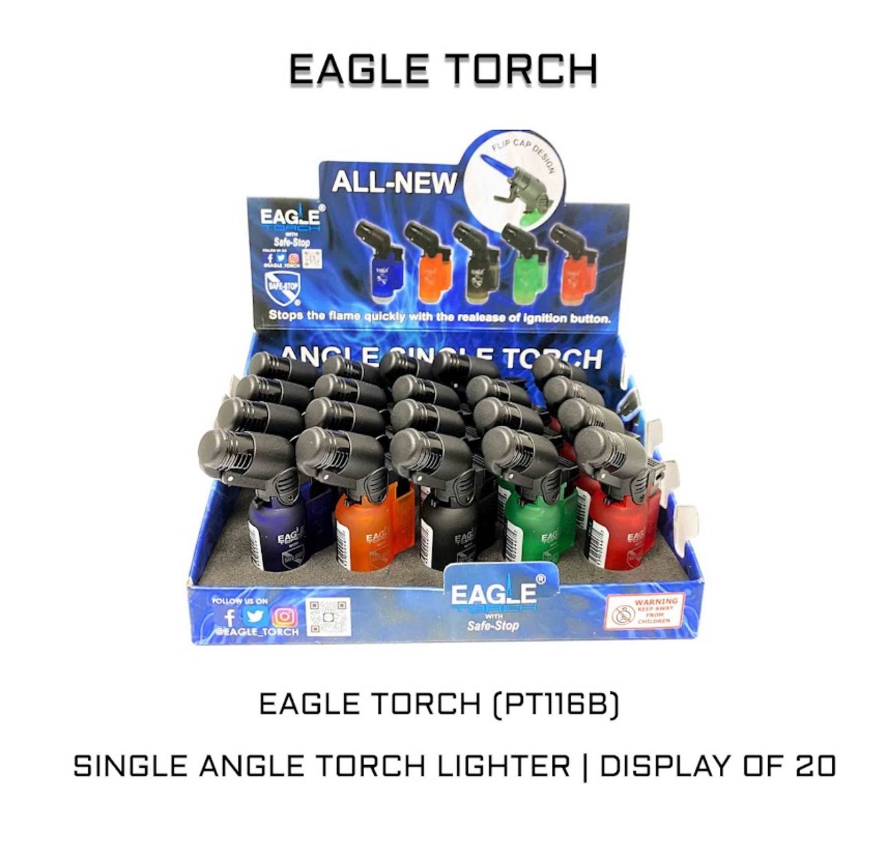 Eagle Torch single angle torch lighter